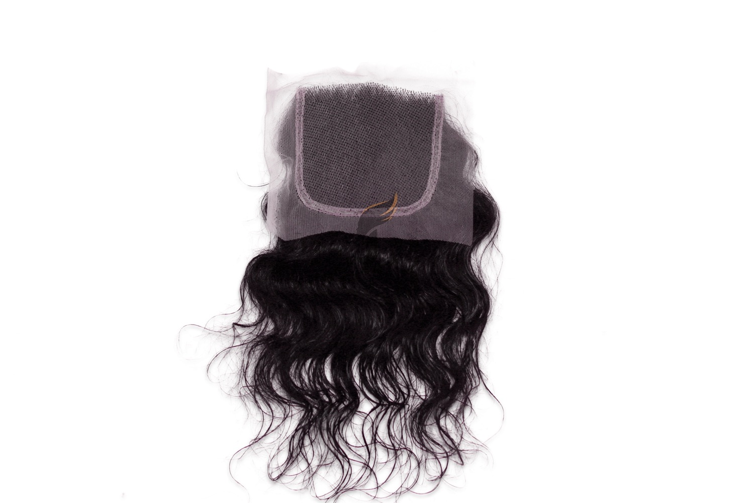 Juttu Extensions lace closure showing seamless parting on lace base — virgin Remy