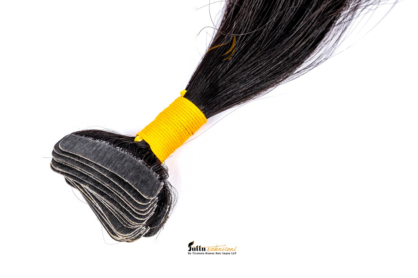 Juttu Extensions tape extensions — single-donor virgin Remy